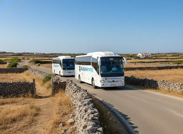 Traslados a hoteles y playas de Menorca